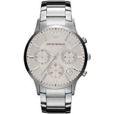 Emporio Armani Men’s Quartz Stainless Steel Cream Dial 43mm Watch AR2458